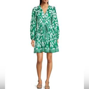 Green Patterned Women's Dress